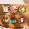 Wholesale Easter cartoon rabbit Easter egg earrings