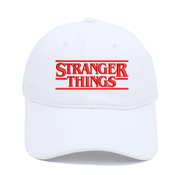 Wholesale European and American Drama Stranger Things Hat Season 5 Hot Selling Embroidered Washed Baseball Cap for Men and Women