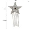 Wholesale Hot stamping tassel pentagram embroidery DIY Patches