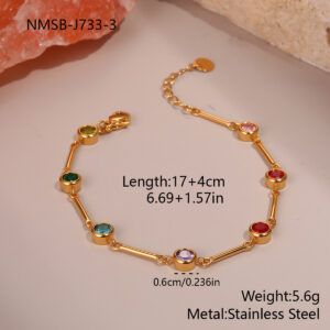 Nmsb-j733-3 golden tree stick bracelet bracelet / 18K