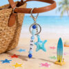 Wholesale starfish dolphin heart bead pendant for phone cases car keychains