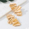 Wholesale Metal Irregular Geometry Punk Earrings