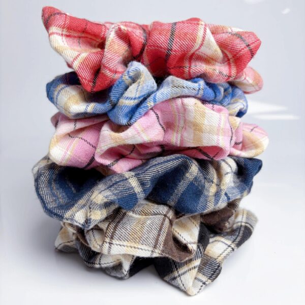 Wholesale Autumn and winter plaid large intestine headband