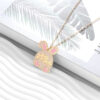 Wholesale Pearl Rabbit Pendant Necklace