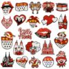 Wholesale Carnival cartoon red clown DIY patches