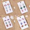 Wholesale Spring and Summer Ocean Wind Slippers Conch Ice Cream Wooden Earrings