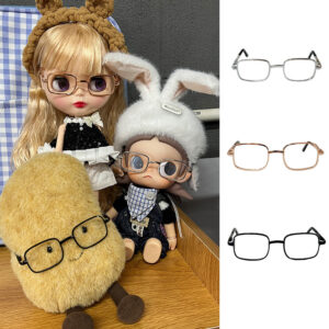 Wholesale 8.5cm wide metal eyeglasses (Doll Accessories)