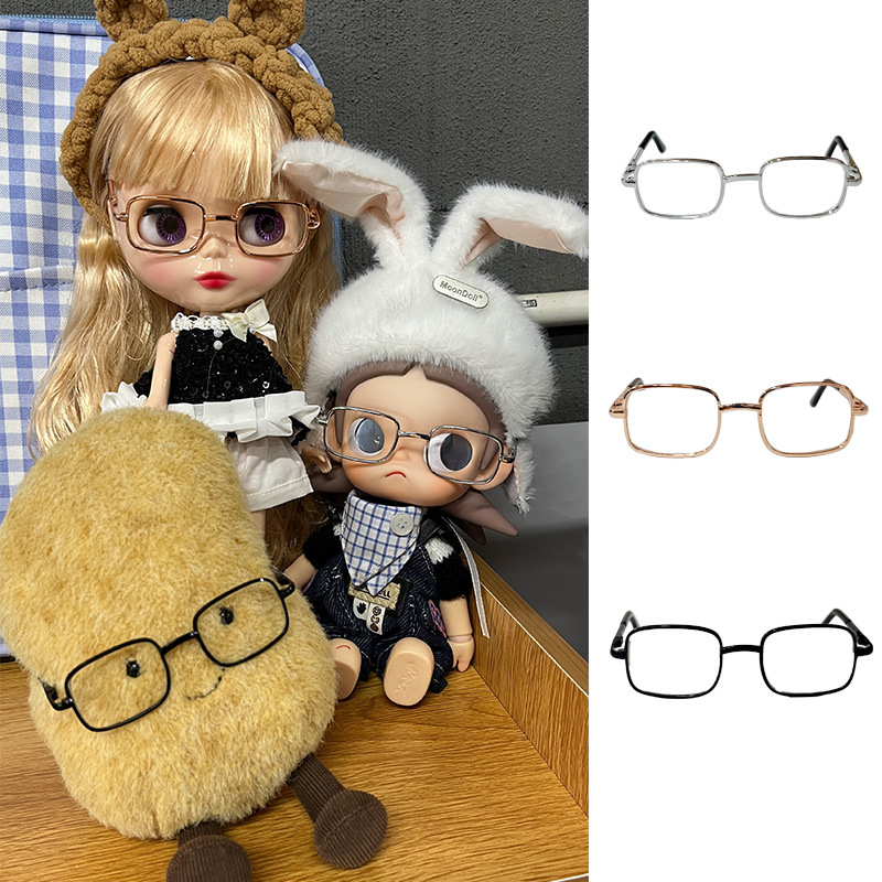 Wholesale 8.5cm wide metal eyeglasses (Doll Aessories)