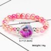 Wholesale Cute cartoon girl pink gradient bracelet