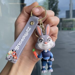 Crazy animal keychain-judy