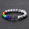 O1CN01XWnNOe1xzSrvQEyw9_2206541996514-0-cib Wholesale Spaced Buddha Hand Alloy Spacer Eye String Colorful Stone Bracelet
