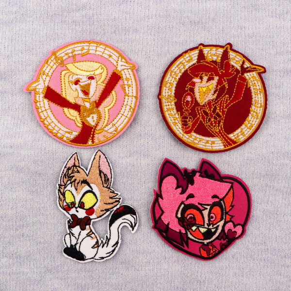 Wholesale Cloth Sticker Animation Patch Clothing Luggage Accessories OLY Exclusive