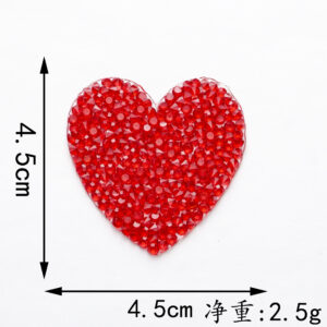 4.5*4.5cm*red love*hot melt adhesive
