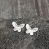 Wholesale Vintage Alloy Silver Butterfly Earrings