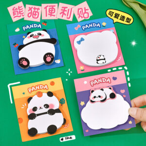 Wholesale Colorful Cute Cartoon Alien Panda Sticky Notes