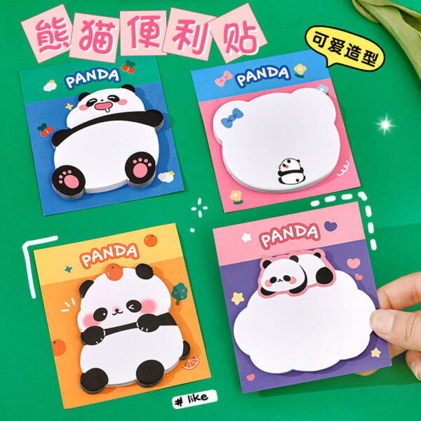 Wholesale Colorful Cute Cartoon Alien Panda Sticky Notes
