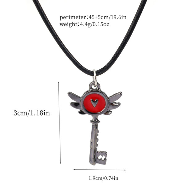 Wholesale Key Necklace Cat Pendant Accessories Necklace