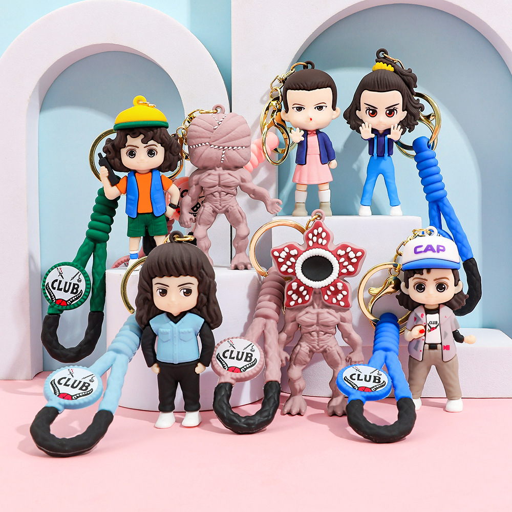 Wholesale Cartoon Silicone Creative Cute Bag Keychain OLY Exclusive