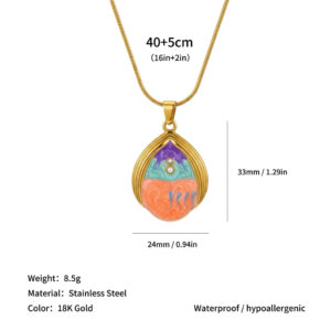 Orange wave tail flower