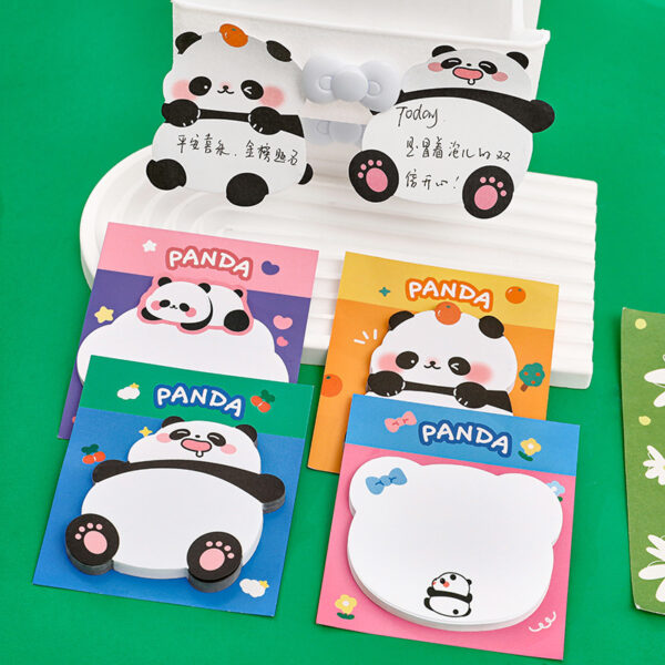 Wholesale Colorful Cute Cartoon Alien Panda Sticky Notes