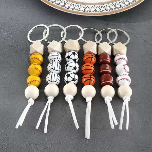 Wholesale Basketball Baseball Creative Keychain