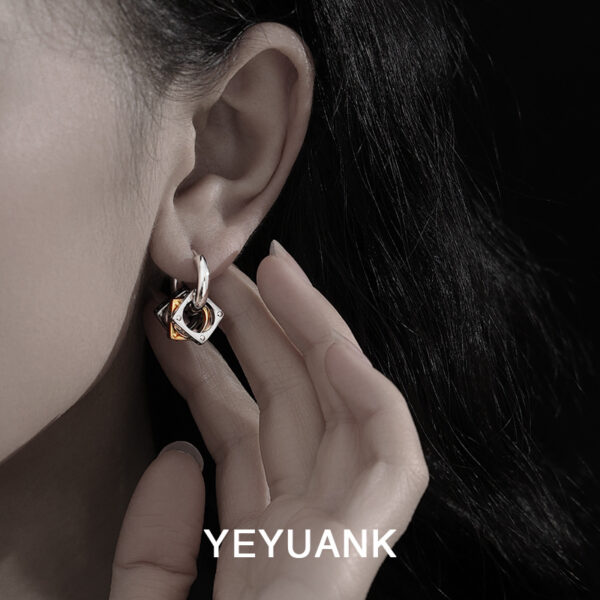 Wholesale Retro Trendy Cool Personality Design Sense Earrings