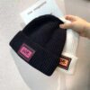 Wholesale Warm knit label yarn Winter Hat