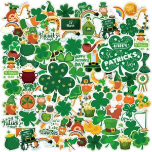Wholesale St. Patrick's Day green shamrock letter Waterproof Vinyl Stickers