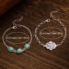 Wholesale Imitation Turquoise Bracelet Set