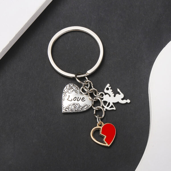 O1CN01Xu5l4z2KpbcRcqdHg_2217654629606-0-cib Wholesale Valentine's Day Series Angel Love LOVE Keychain