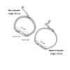 Wholesale Stainless Steel Mobius Couple Infinite Love Bracelet
