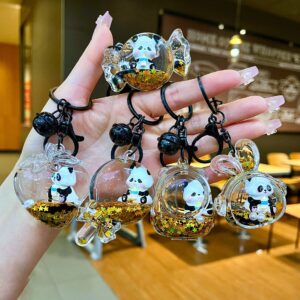 Black Hardware [Mixed Items] Black and Gold Panda Baby Bottle / Quantity 1 is 1