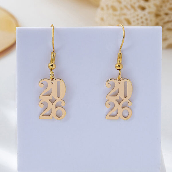 Wholesale Number Earrings