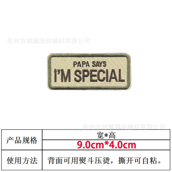 Wholesale Embroider Velcro Custom Cartoon Cloth Stickers Tactical Patches