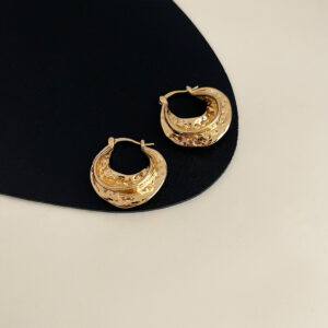 Fashionable texture ear buckle