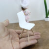 Wholesale Miniature food toy circular dining table and chair