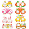 Wholesale Paper glasses for Easter party photo props