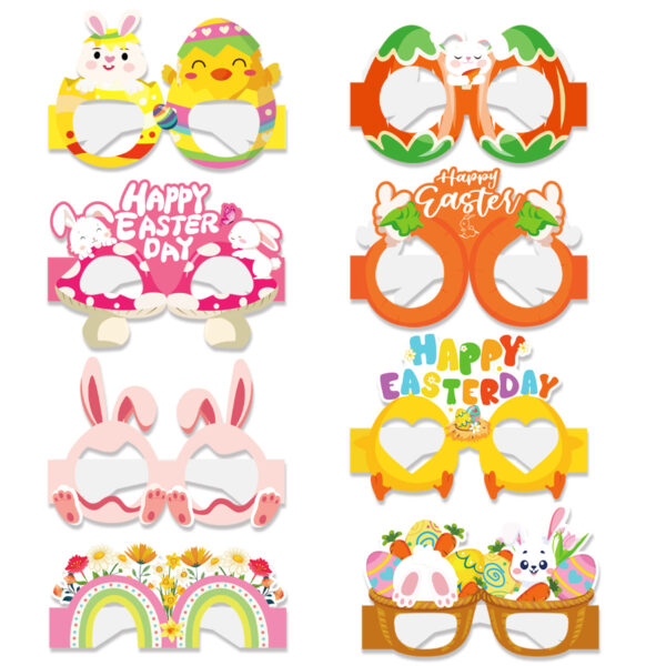 Wholesale Paper glasses for Easter party photo props