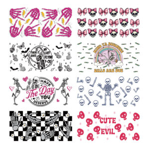 Wholesale UV Transfer Paste Glass Crystal Label Crystal Paste Cross-border Special Paste for 16oz Glass Cup 23cmX11cm