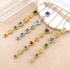 Wholesale Colorful Square Geometric Smart Necklace Niche Luxury Versatile Accessories