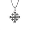 Wholesale Templar stainless steel cross necklace