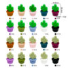 O1CN01Y78n8W1ejSKeFY52C_2219683907-0-cib Wholesale of 10PCS Mini Cactus Silicone Beads