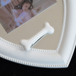 3# White bone hairpin