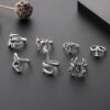 Wholesale retro skull snake octopus animal ring