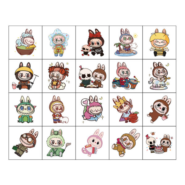 O1CN01YC3K0J1zd8sxdpnkq_2214740066736-0-cib Wholesale 5X5Cm Monster Tattoo Stickers Birthday Party OLY Exclusive