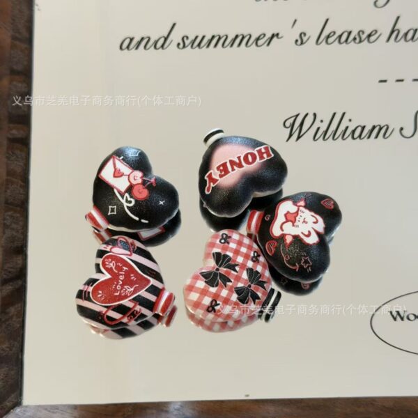 Wholesale 10pcs Love Envelope Rabbit Balloon Acrylic Beads