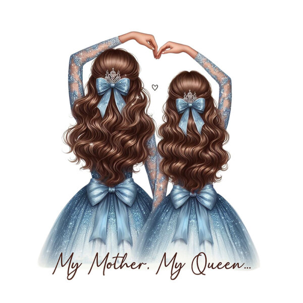 Wholesale Mother and child clothing UV DTF Ready to Press Transfers Wraps