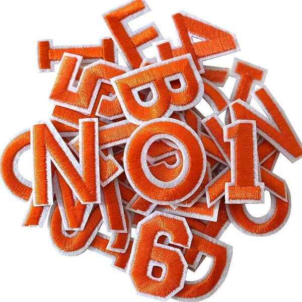 Wholesale Colorful English letter embroidery DIY Patches