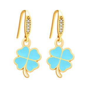 Blue four leaf clover