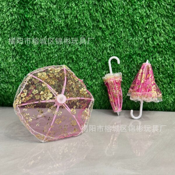 Wholesale Mini Umbrella Lace Umbrella Doll Accessories